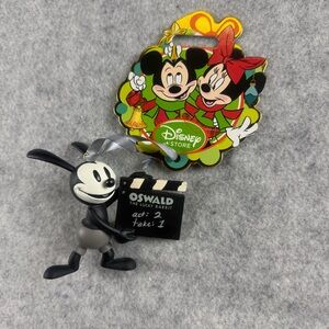 RARE DISNEY SKETCHBOOK OSWALD THE LUCKY RABBIT W/ CLAPPER ORNAMENT WITH TAG
